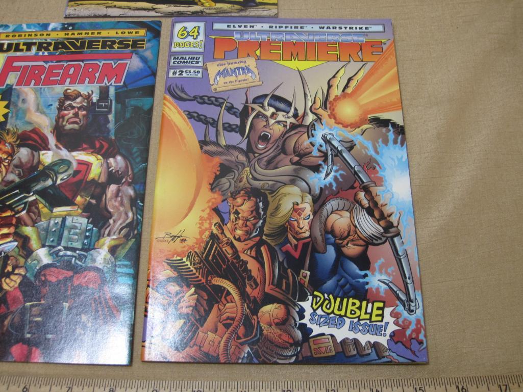 Three Malibu Comics Ultraverse includes Firearm, Break-Thru and Premiere 8oz