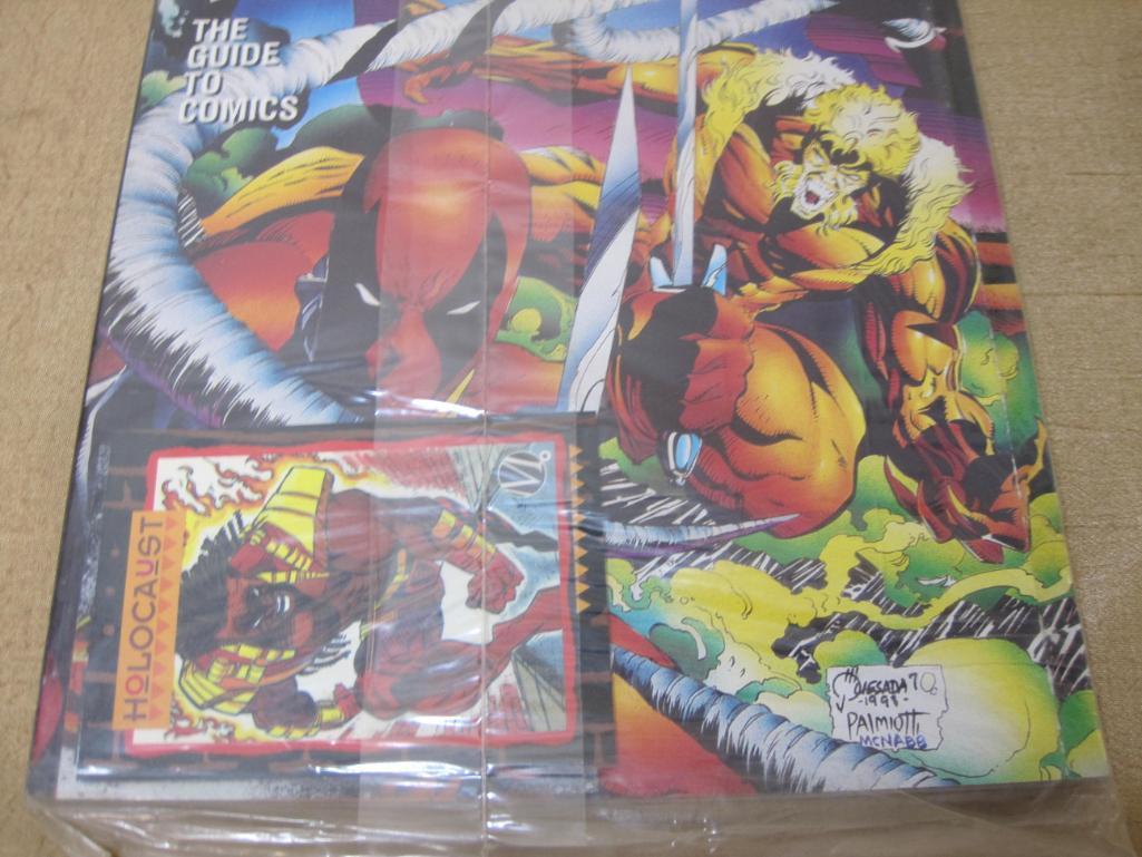 Two Sealed Comic Books Wizard No.22 and Combo Premier Collectors Issue 1990s 1lb7oz