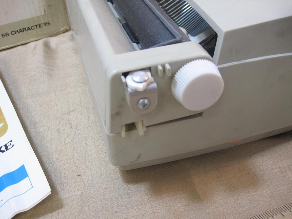 Marx Writer Deluxe Child's Typewriter J-6770 30 Keys 56 Characters with instructions box kept,