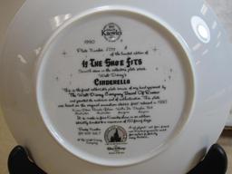 1990 Cinderella "If the Shoe Fits" Knowles Limited Edition Collector's Plate, in original box -