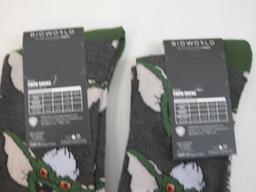 Two Pairs of NWT Exclusive Gremlins Crew Socks, sizes 10-13 4oz