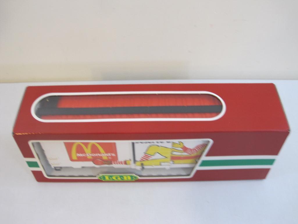 LGB 44910 McDonalds Box Car You Deserve a Break Today, G Scale, new in box, Lehmann Gross Bahn