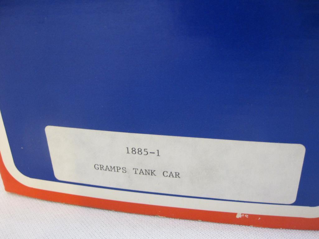 Kalamazoo Gramps Tank Car 1885-1, G Scale, in original box, Kalamazoo Toy Train Works 2lb11oz