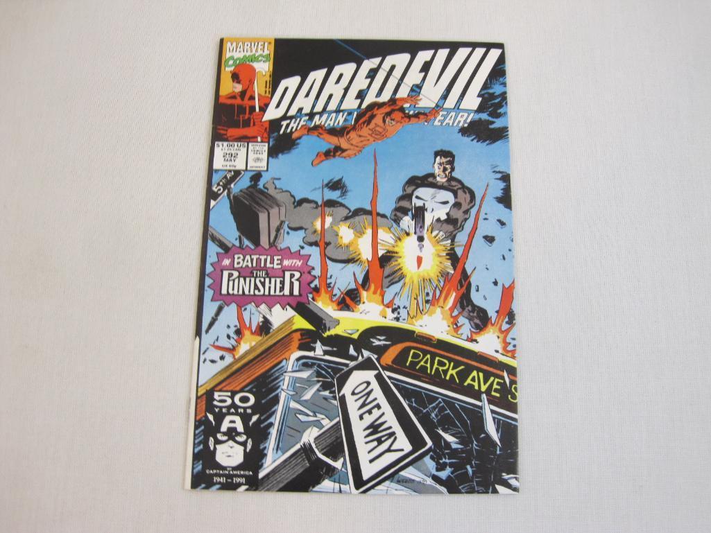 Five Daredevil Comic Books including Marvel Adventure Featuring: Daredevil No. 4 June 1976 and