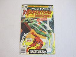 Five Daredevil Comic Books including Marvel Adventure Featuring: Daredevil No. 4 June 1976 and