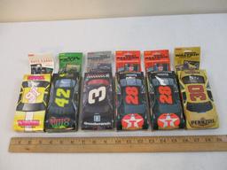 Six Packs of Traks Nascar Super High-Gloss Coated Cards including Michael Waltrip Team Set, '91