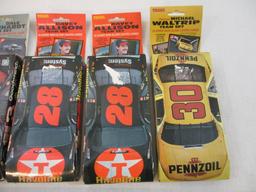 Six Packs of Traks Nascar Super High-Gloss Coated Cards including Michael Waltrip Team Set, '91