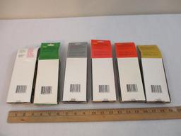 Six Packs of Traks Nascar Super High-Gloss Coated Cards including Michael Waltrip Team Set, '91