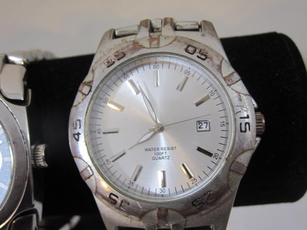 Lot of Men's Watches from Fossil, Reebok, Wenger and more, AS IS, 14 oz
