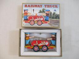 Tin Type Railway Truck in original box, 9 oz