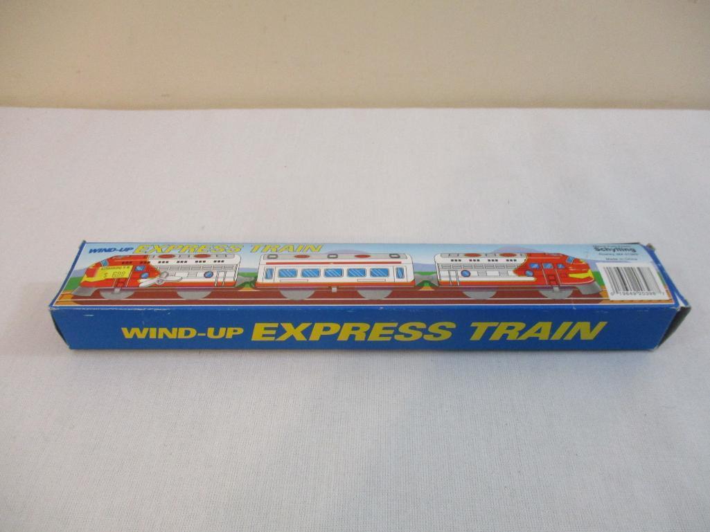 Schylling Wind-Up Express Train in original box, 5 oz