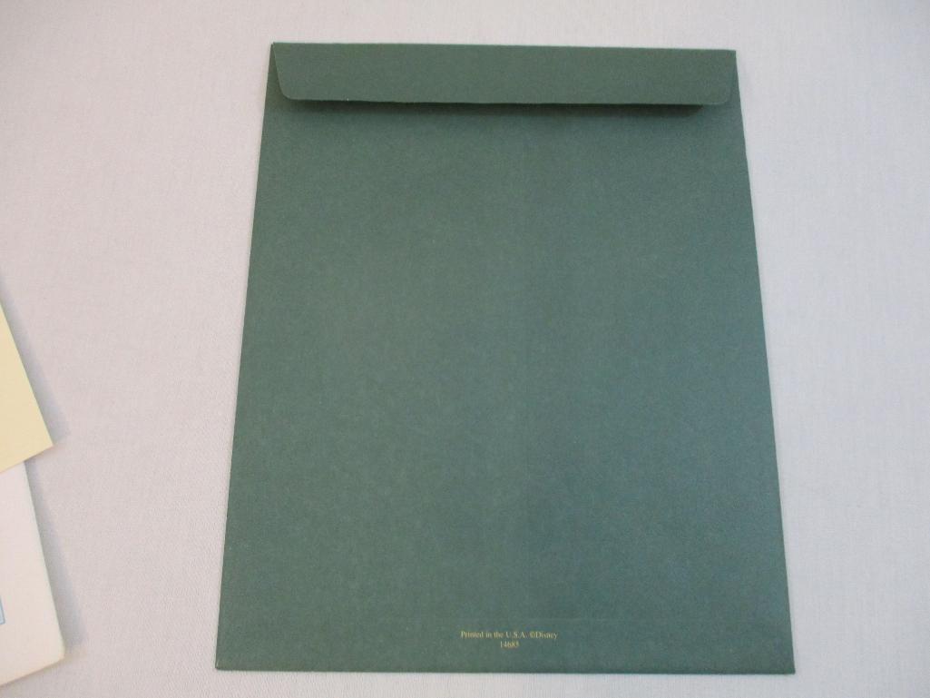 Two 1990s Walt Disney's Exclusive Commemorative Animation Lithographs including Bambi (1997) and The