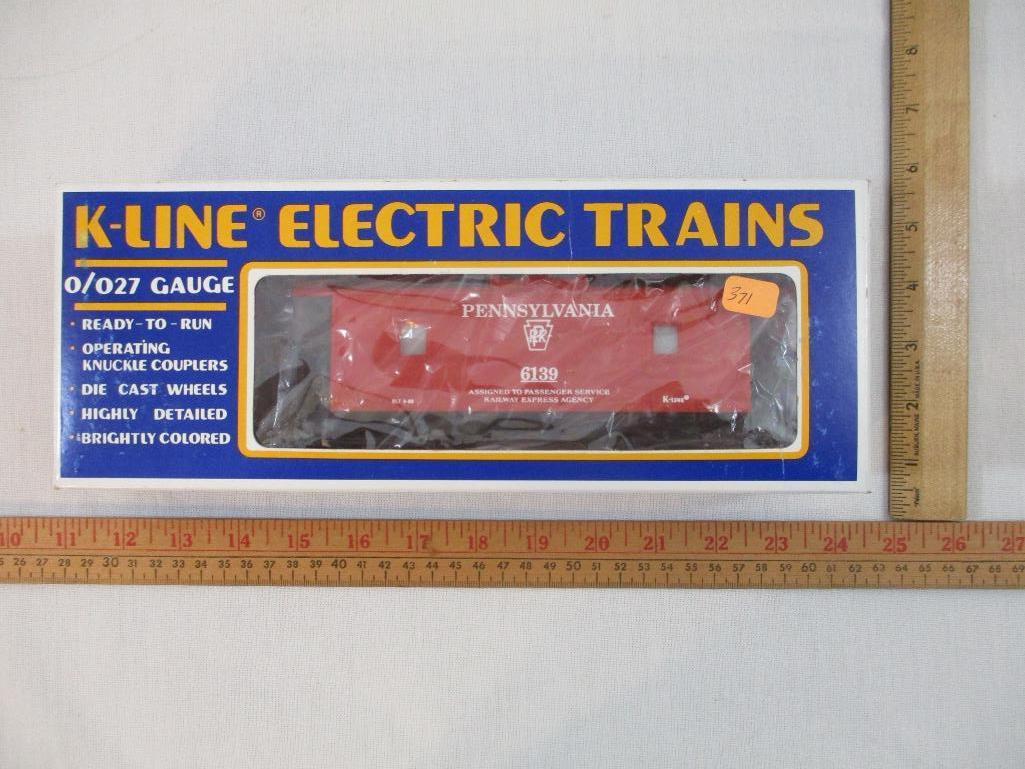 K-Line PRR Pennsylvania Passenger Service Caboose K-6138, O Scale, new in box, K-line Electric