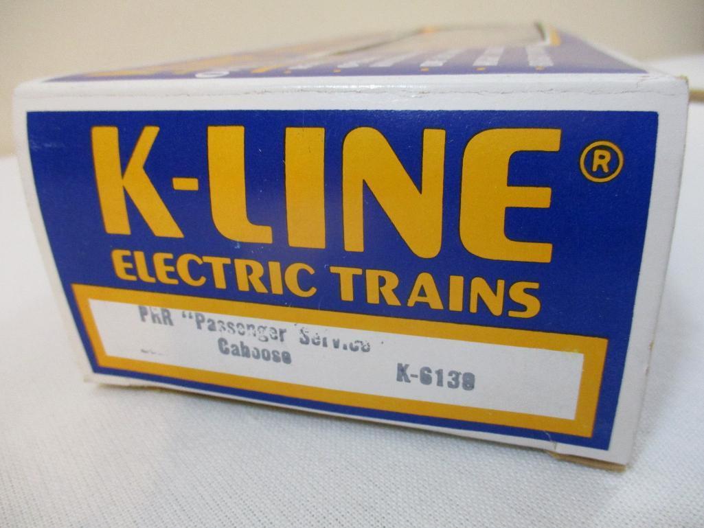 K-Line PRR Pennsylvania Passenger Service Caboose K-6138, O Scale, new in box, K-line Electric