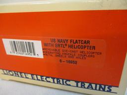 Lionel US Navy Flatcar With ERTL Helicopter 6-16952, O Scale, new in box, 13 oz