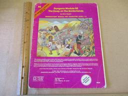 Dungeon Module B2 The Keep on the Borderlands 1981, Dungeon Module B4 The Lost City 1982 for