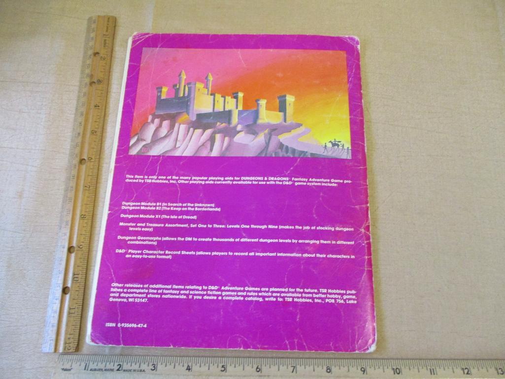 Dungeon Module B2 The Keep on the Borderlands 1981, Dungeon Module B4 The Lost City 1982 for