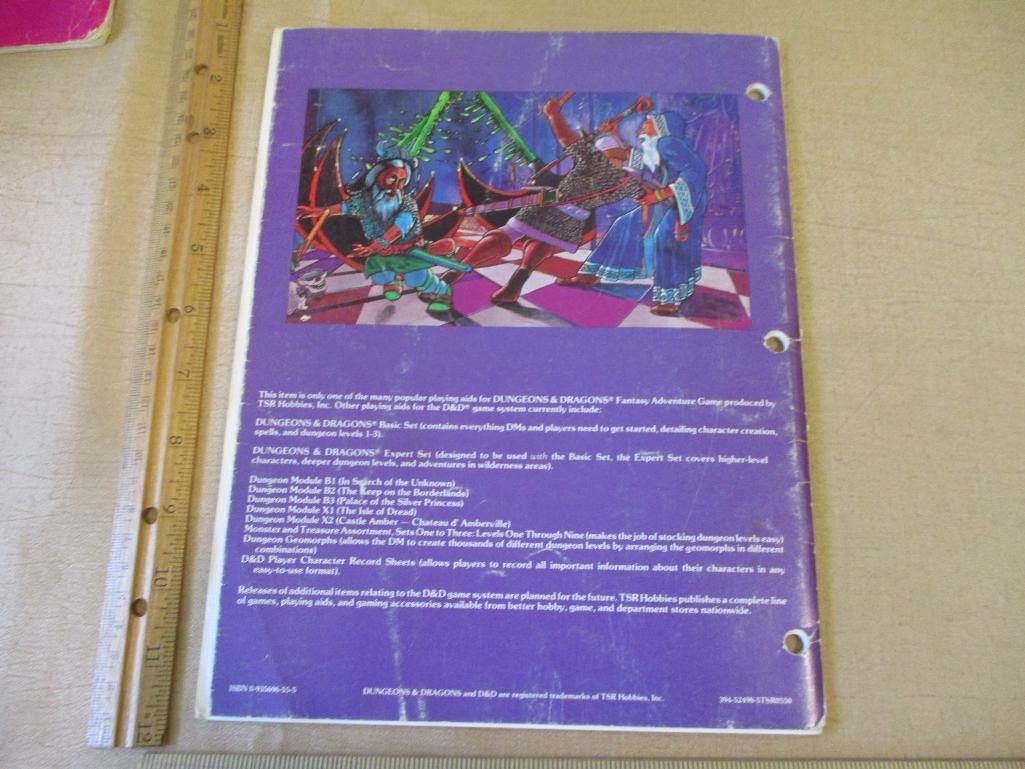 Dungeon Module B2 The Keep on the Borderlands 1981, Dungeon Module B4 The Lost City 1982 for