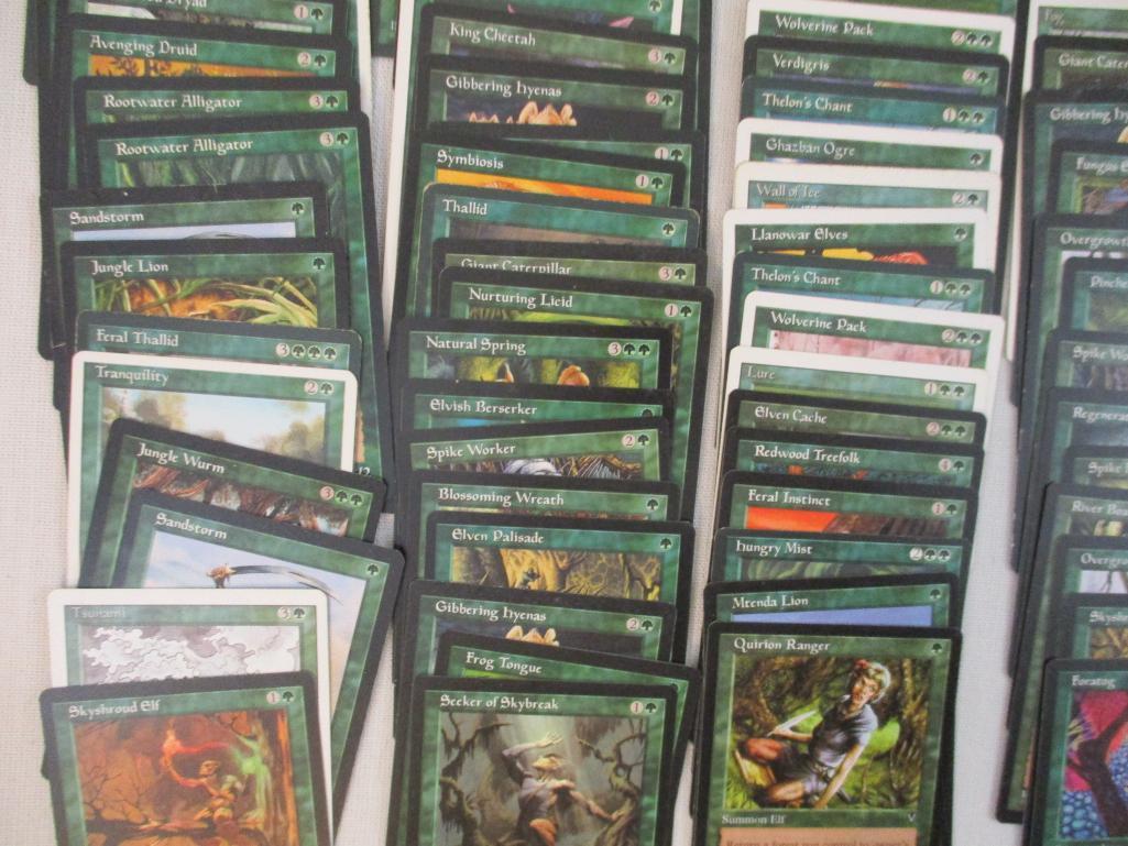 Lot of MTG Magic the Gathering Cards, mostly commons and uncommons including Natural Spring,