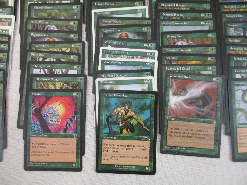 Lot of MTG Magic the Gathering Cards, mostly commons and uncommons including Natural Spring,