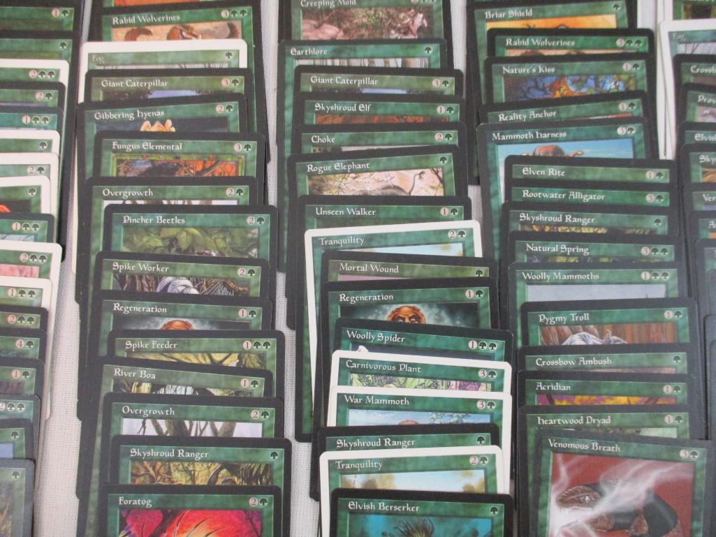 Lot of MTG Magic the Gathering Cards, mostly commons and uncommons including Natural Spring,