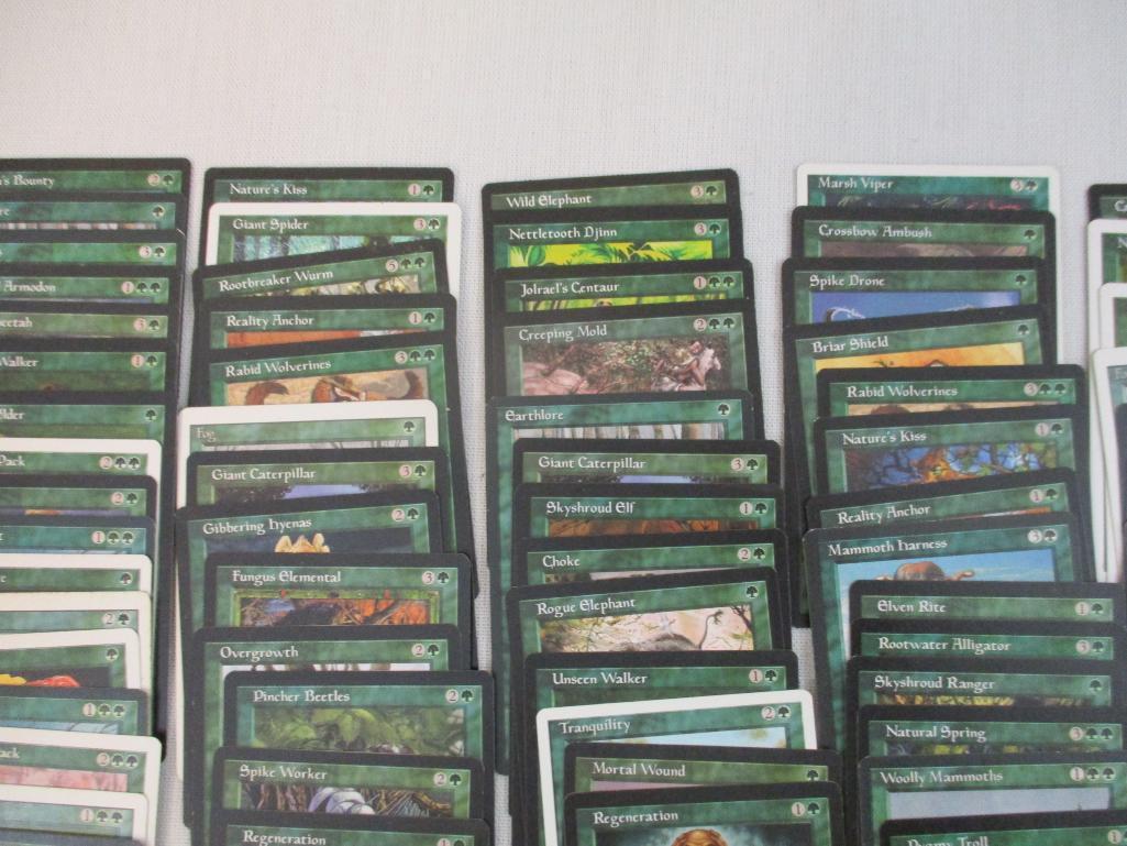 Lot of MTG Magic the Gathering Cards, mostly commons and uncommons including Natural Spring,