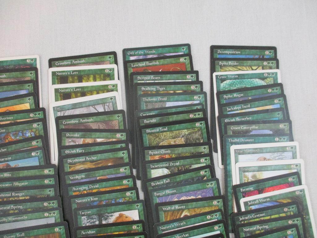 Lot of MTG Magic the Gathering Cards, mostly commons and uncommons including Natural Spring,