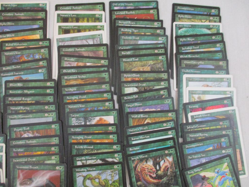 Lot of MTG Magic the Gathering Cards, mostly commons and uncommons including Natural Spring,