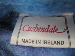 Very soft Cushendale Mohair and Wool Hat and Scarf Set, made in Ireland, 7 oz