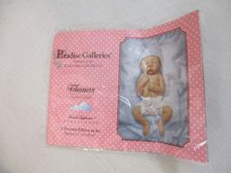 Treasury Collection It's A Boy Porcelain Doll, Paradise Galleries, in original box, 2 lbs