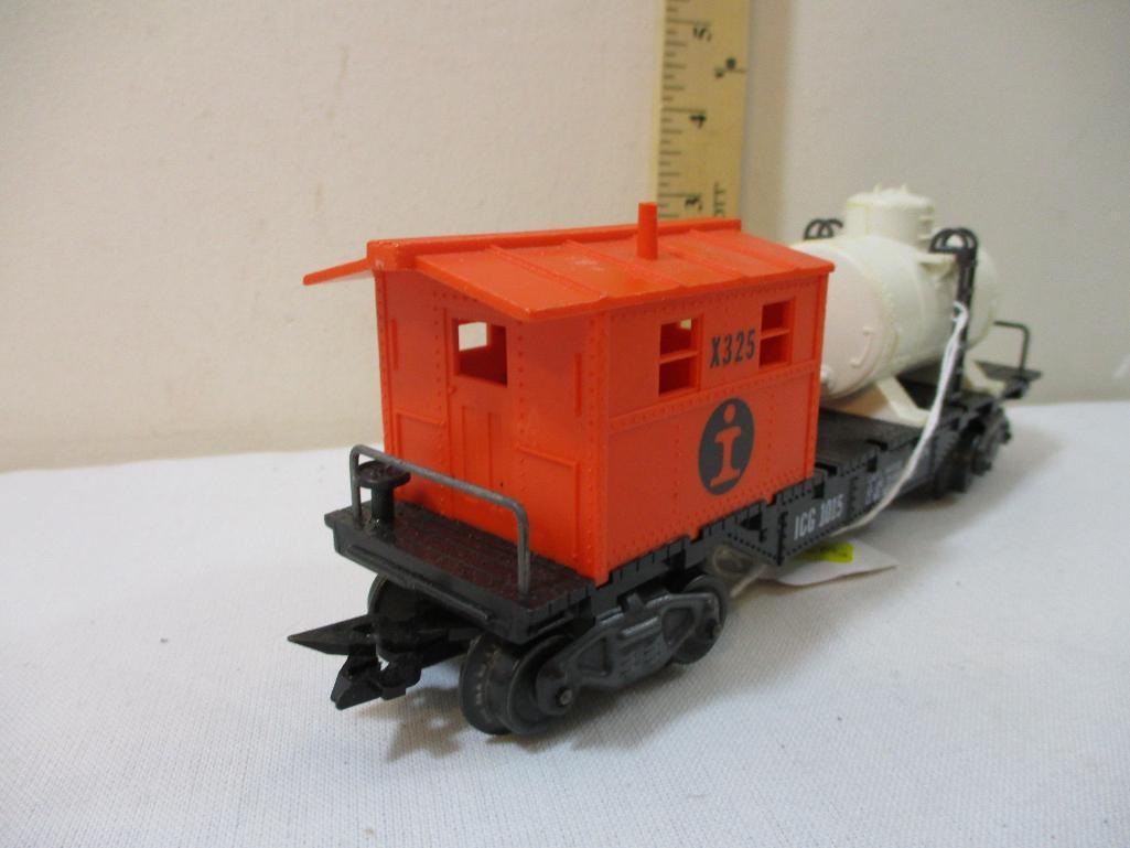 Marx Illinois Central Gulf Deluxe 8-Wheel #1015 ICG Work Caboose With Tank, O Scale, 6 oz