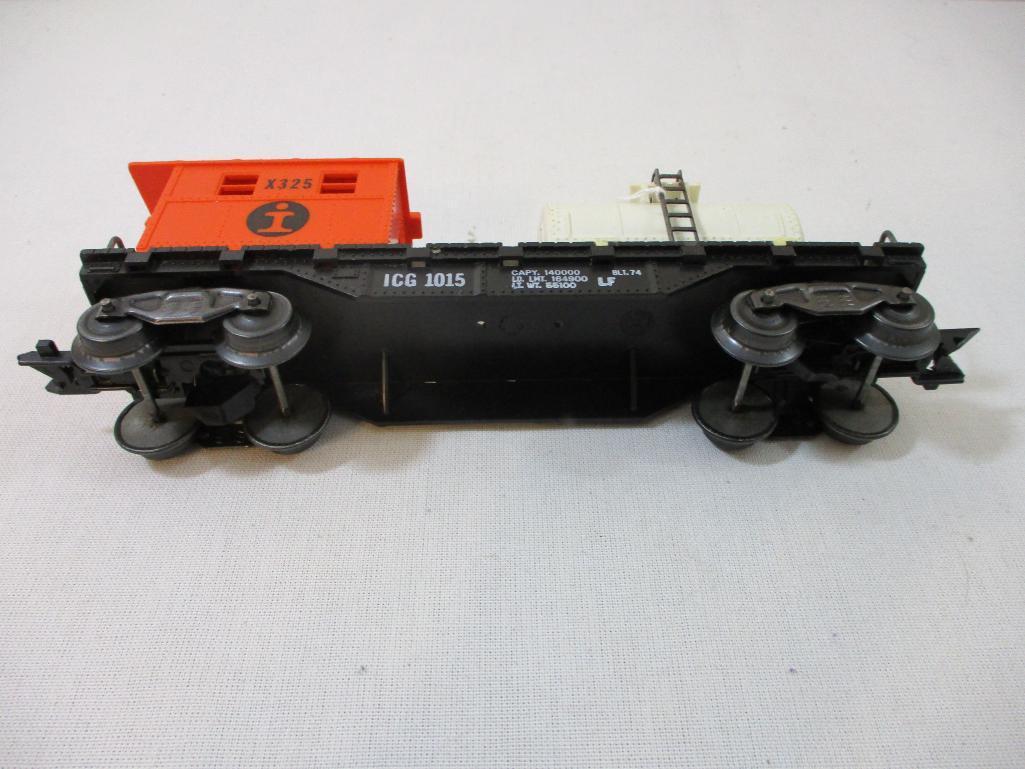 Marx Illinois Central Gulf Deluxe 8-Wheel #1015 ICG Work Caboose With Tank, O Scale, 6 oz