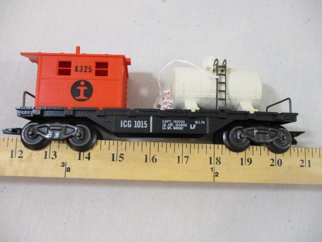 Marx Illinois Central Gulf Deluxe 8-Wheel #1015 ICG Work Caboose With Tank, O Scale, 6 oz
