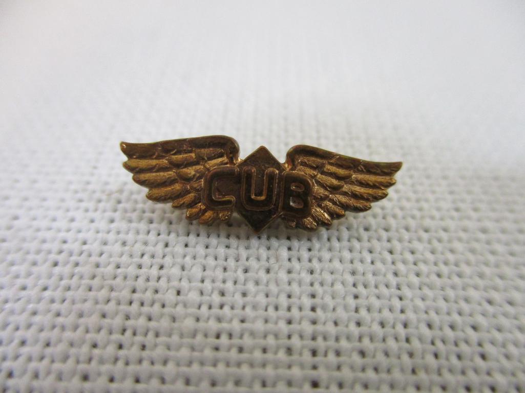 WWII Era Piper Cub Wings Pin, 1 oz