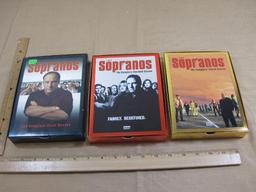 The Sopranos DVDs includes First Season, Second Season, Third Season 2lb 3oz