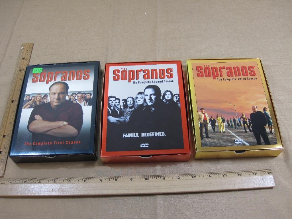 The Sopranos DVDs includes First Season, Second Season, Third Season 2lb 3oz