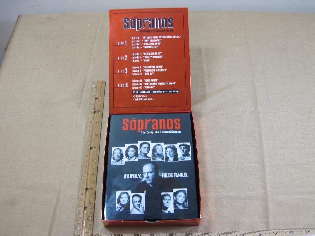 The Sopranos DVDs includes First Season, Second Season, Third Season 2lb 3oz