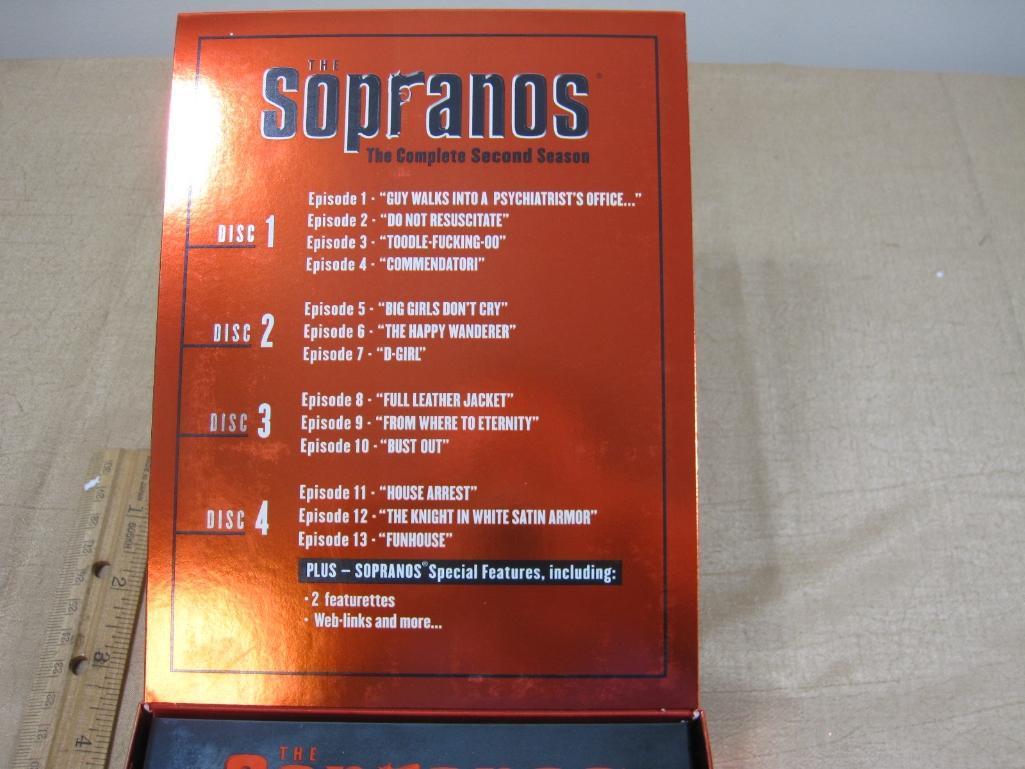 The Sopranos DVDs includes First Season, Second Season, Third Season 2lb 3oz