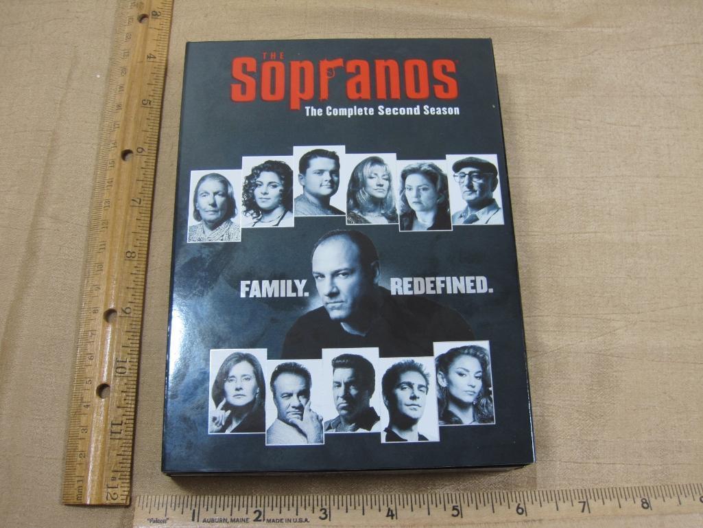 The Sopranos DVDs includes First Season, Second Season, Third Season 2lb 3oz