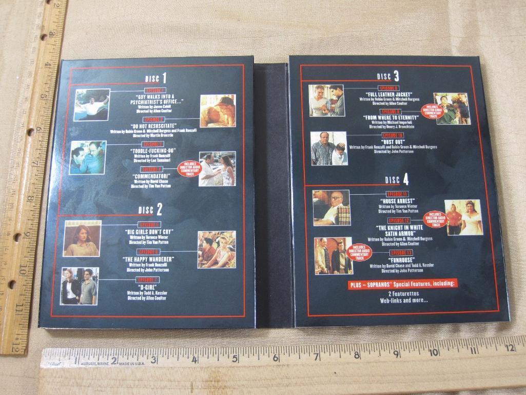 The Sopranos DVDs includes First Season, Second Season, Third Season 2lb 3oz