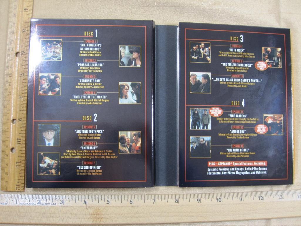 The Sopranos DVDs includes First Season, Second Season, Third Season 2lb 3oz