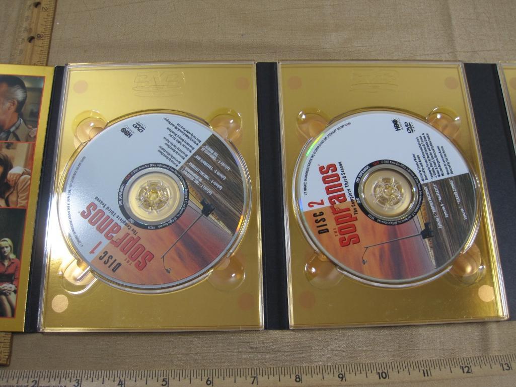 The Sopranos DVDs includes First Season, Second Season, Third Season 2lb 3oz