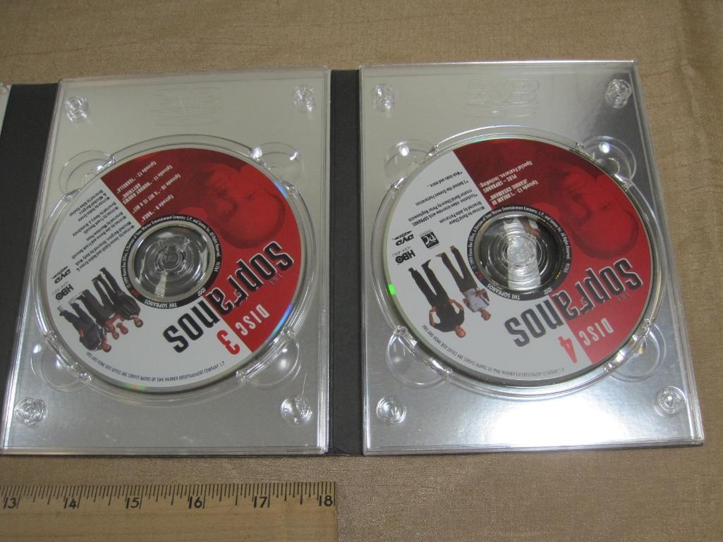 The Sopranos DVDs includes First Season, Second Season, Third Season 2lb 3oz