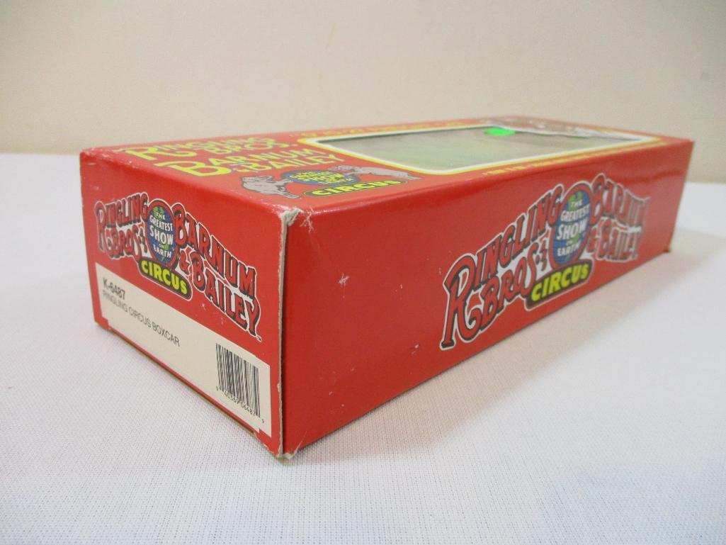 Ringling Bros and Barnum & Bailey Circus Ringling Circus Boxcar K-6487, O Scale, in original box, 12