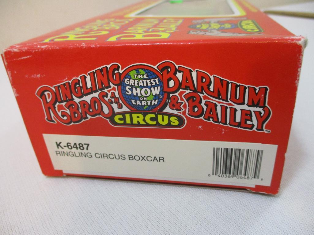 Ringling Bros and Barnum & Bailey Circus Ringling Circus Boxcar K-6487, O Scale, in original box, 12