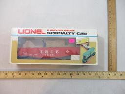 Lionel Animated Gondola Erie Railroad 6-9307, O Scale, in original box, 1 lb 5 oz
