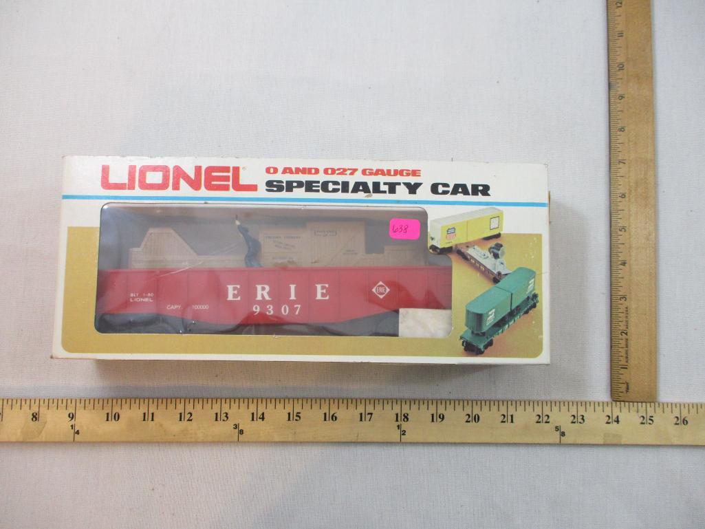 Lionel Animated Gondola Erie Railroad 6-9307, O Scale, in original box, 1 lb 5 oz