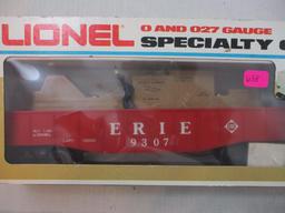Lionel Animated Gondola Erie Railroad 6-9307, O Scale, in original box, 1 lb 5 oz
