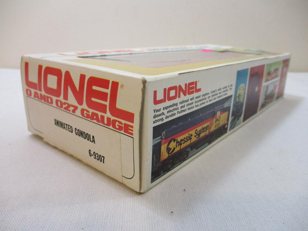 Lionel Animated Gondola Erie Railroad 6-9307, O Scale, in original box, 1 lb 5 oz