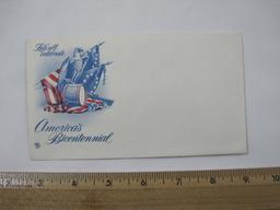 Two First Day Covers and Bicentennial Envelope: 1985 Landstat Satellite and 2012 Danny Thomas